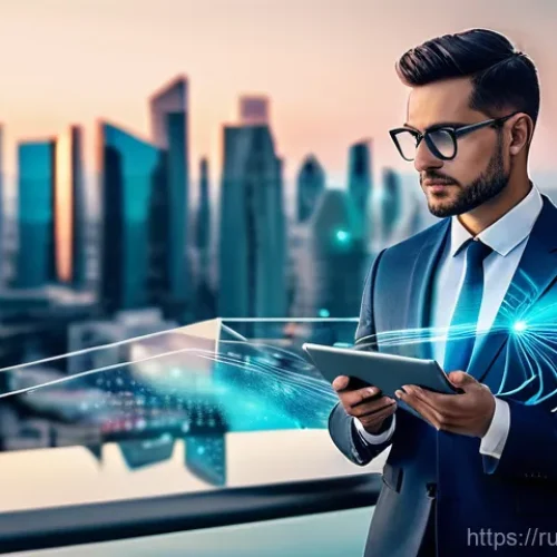 해외마케팅 자격증 시험일정 정리 - **"The Future of Digital Marketing Professional"**
    A highly detailed, cinematic shot of a determ...